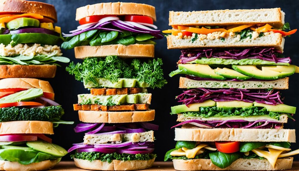 vegane Sandwiches